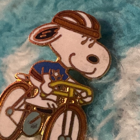 Snoopy Velour❤️Pant XL+Snoopy on bike🚲 pin 1”x.50”+Snoopy mummy magnet 3.25x2.25 - Picture 11 of 17